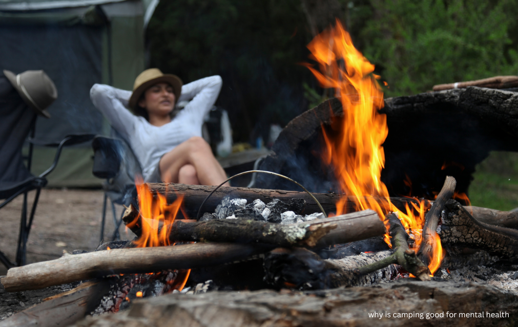 why is camping good for mental health