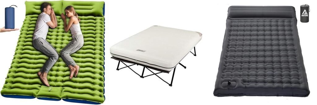 Camping Bed For Couples combined image