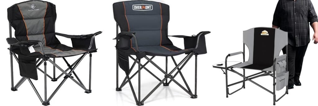 Camping Chairs For Big Guys combined image
