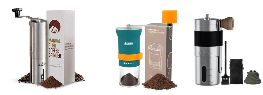 Camping Coffee Grinder combined image