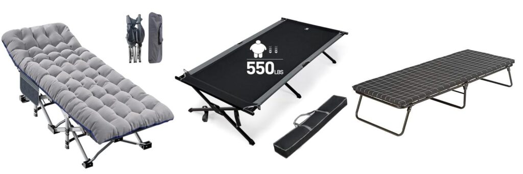 Camping Cot For Big And Tall combined image