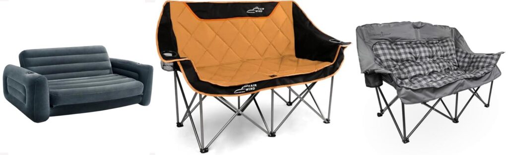 Camping Couch combined image