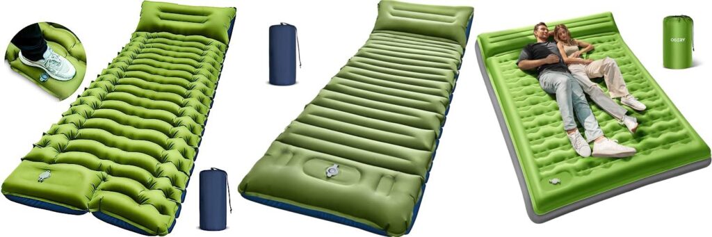 Camping Pads For Side Sleepers combined image
