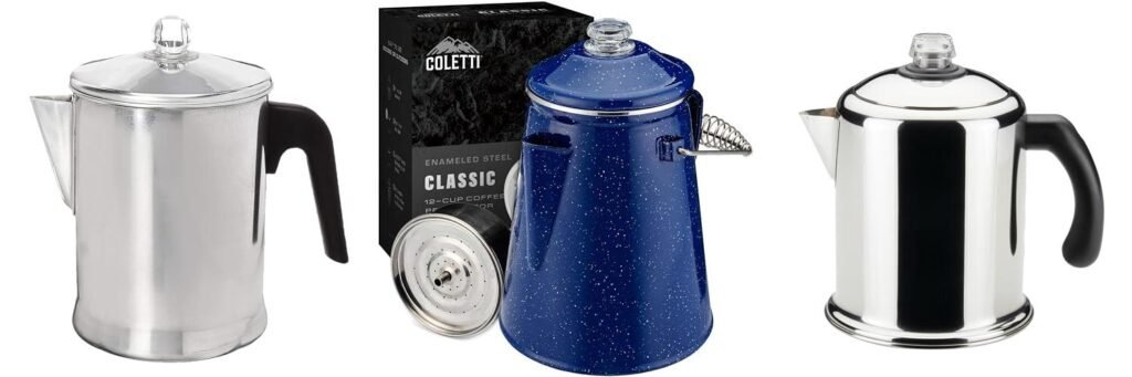 Camping Percolators combined image