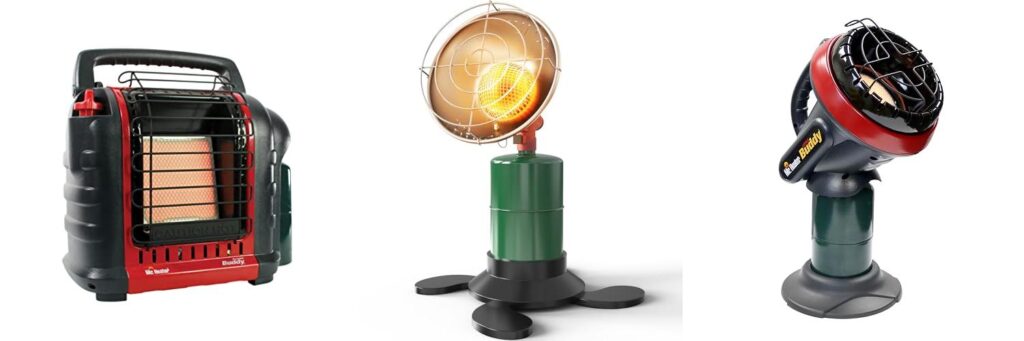 Camping Propane Heater combined image