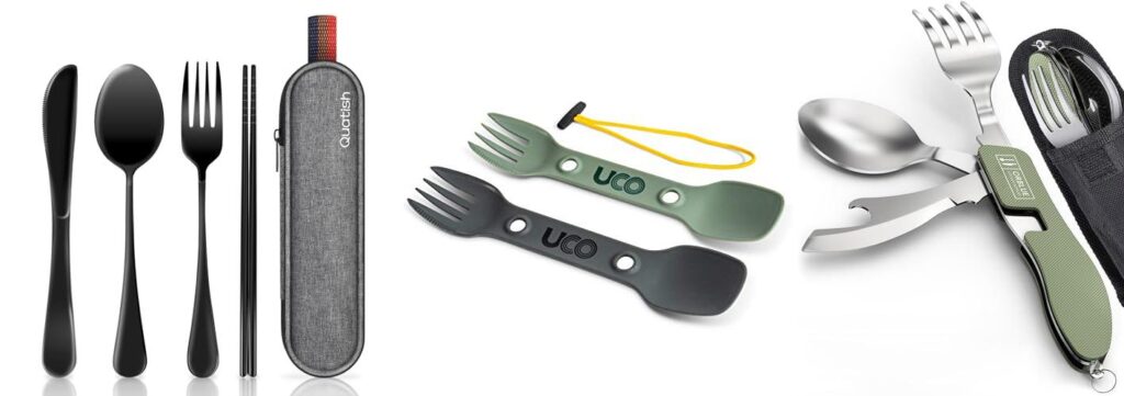 Camping Silverware combined image