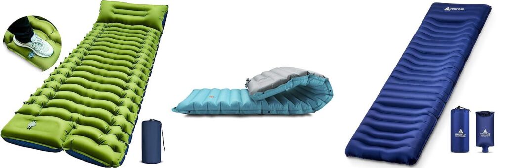 Camping Sleeping Pad For Side Sleepers combined image