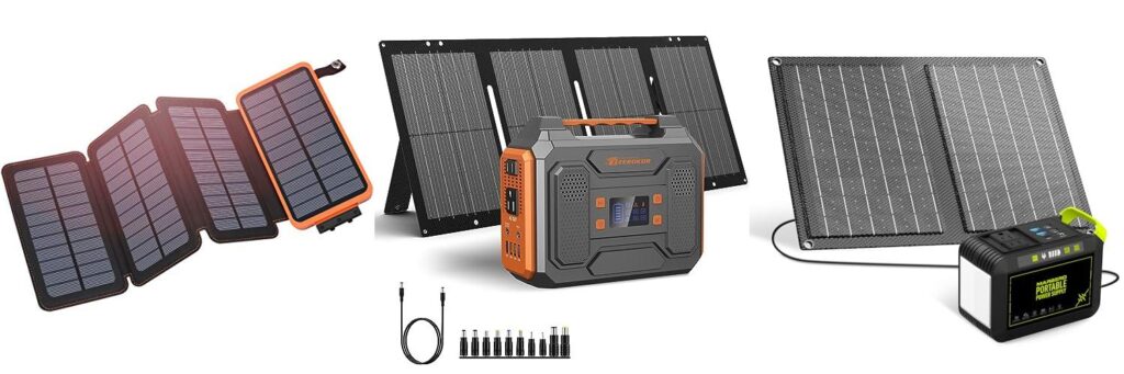 Camping Solar Panels combined image