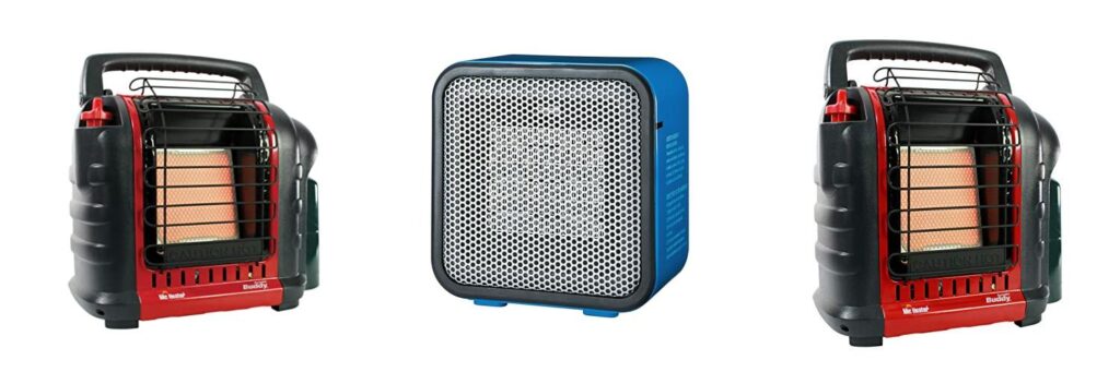 Camping Tent Heater combined image