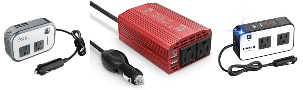 Car Inverter For Camping combined image