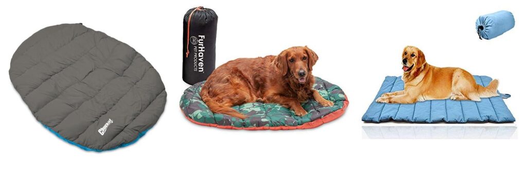 Dog Bed For Camping combined image