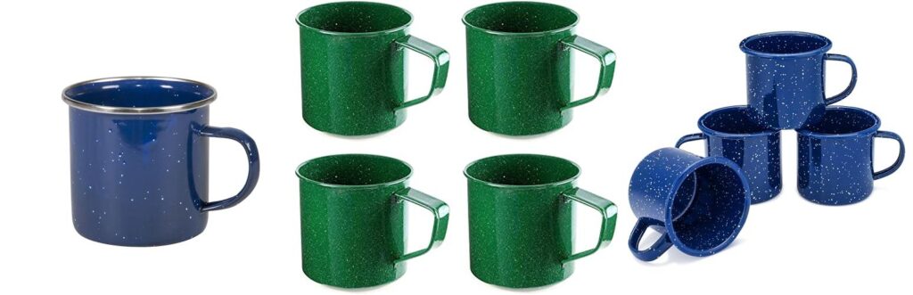 Enamel Camping Mugs combined image