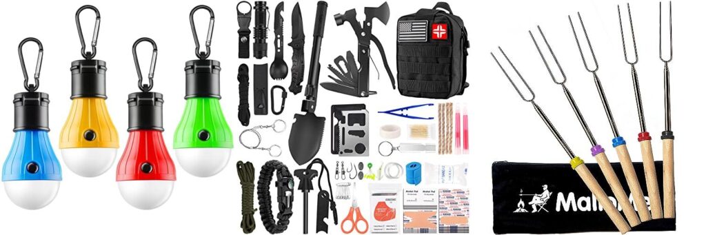 Family Camping Equipment combined image