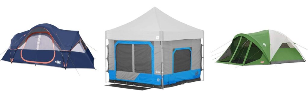 Festival Camping Tent combined image