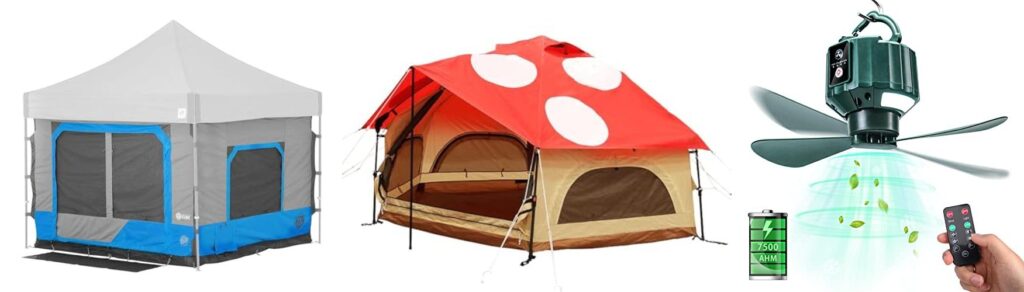 Festival Camping Tents combined image