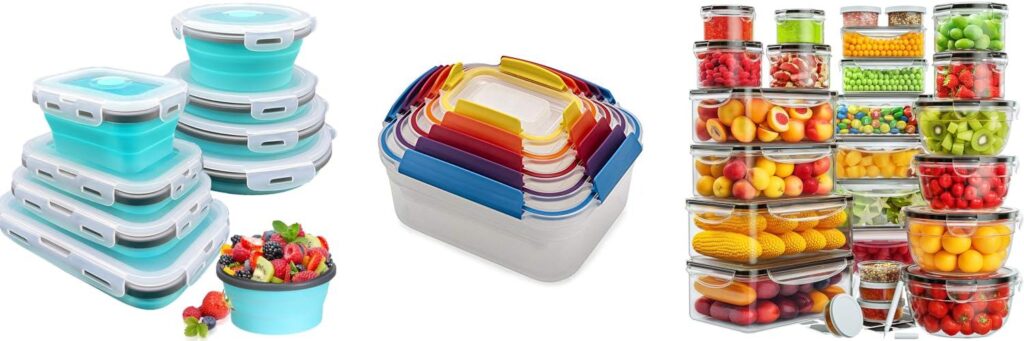 Food Storage Containers For Camping combined image