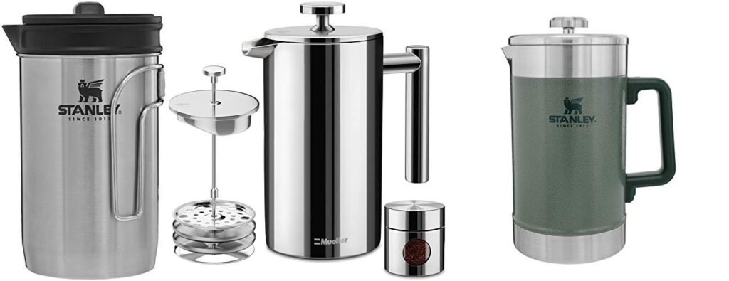 French Press Camping combined image