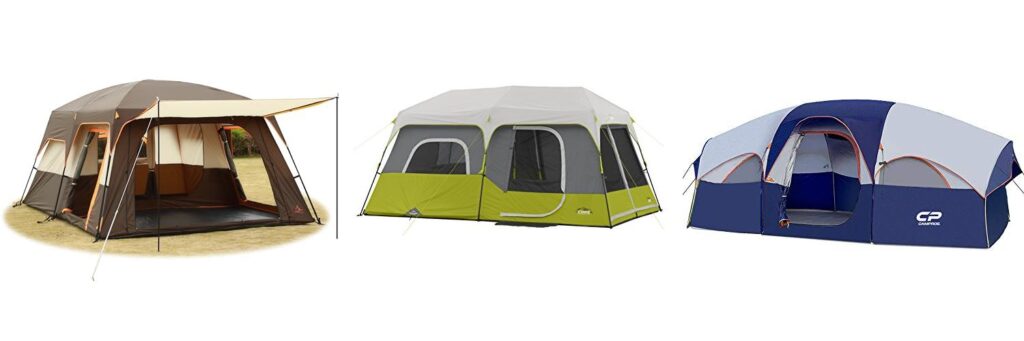 Large Tent For Family Camping combined image