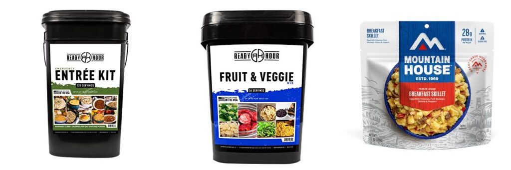 Non Perishable Food For Camping combined image