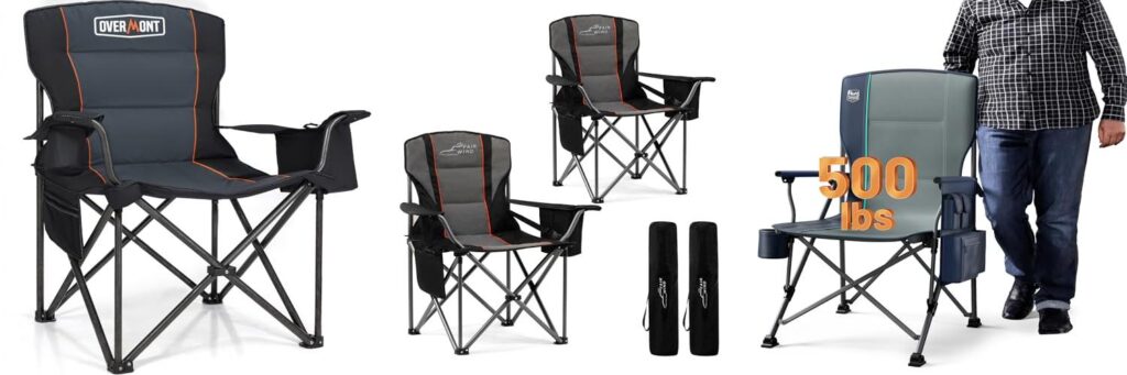Oversize Camping Chair combined image