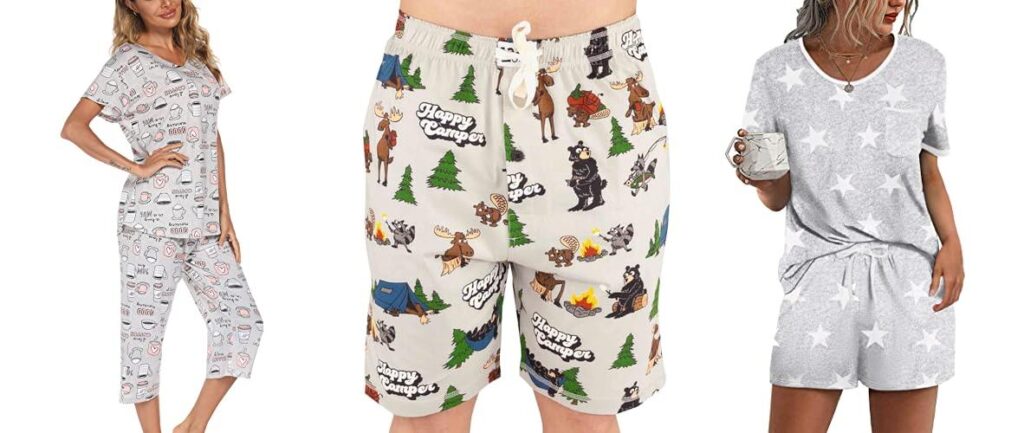 Pajamas For Camping combined image