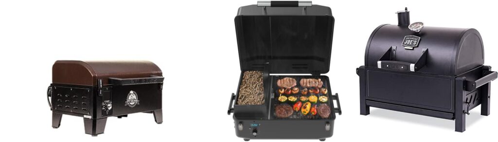 Portable Smoker For Camping combined image