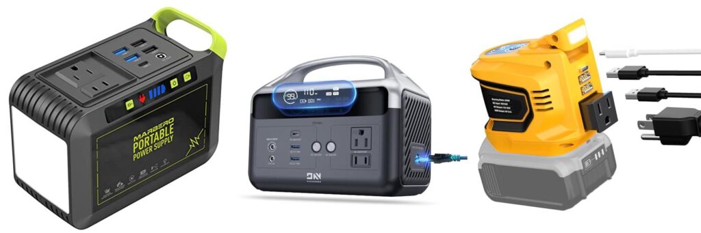 Power Inverter For Camping combined image