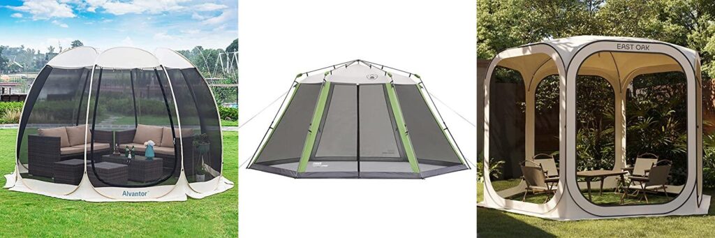 Screen House For Camping combined image