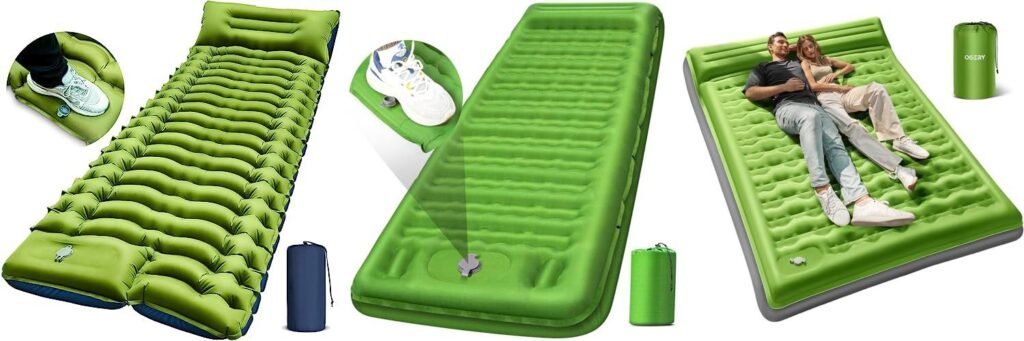 Sleeping Pad For Motorcycle Camping combined image