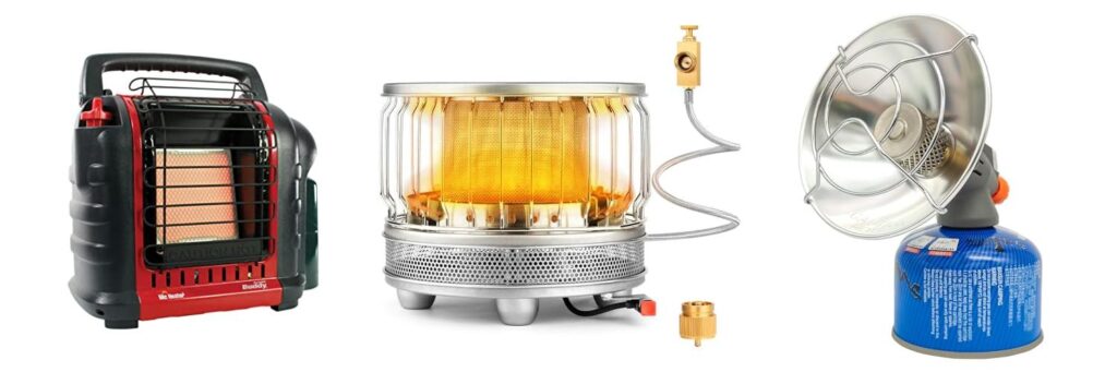 Tent Heater For Winter Camping combined image
