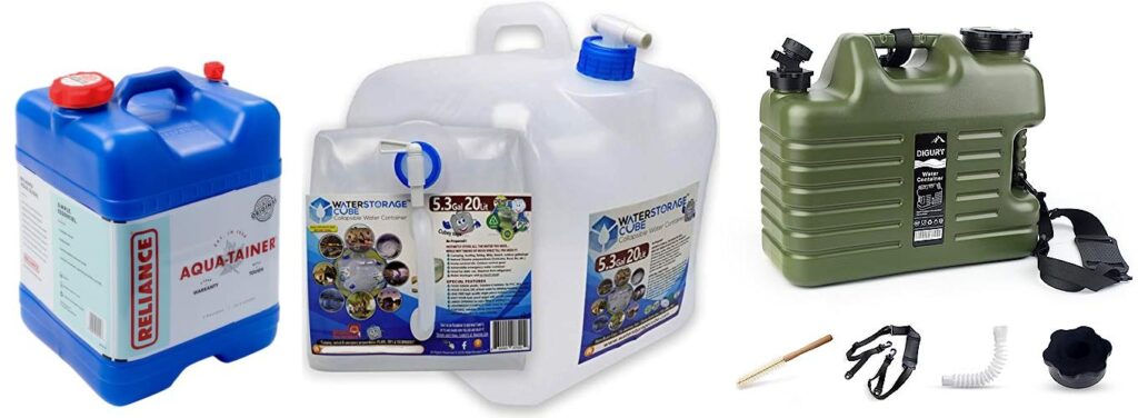 Water Containers For Camping combined image