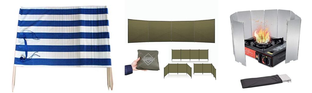 Wind Break Camping combined image