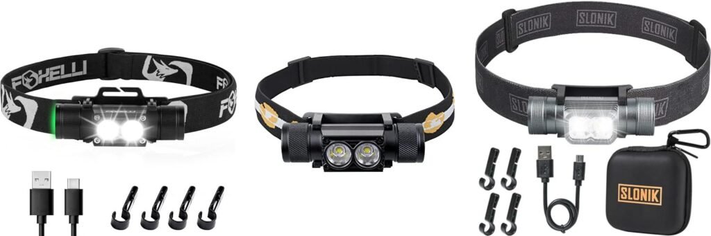 18650 Headlamp combined image