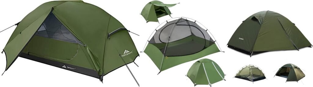 3 Person Hiking Tent combined image