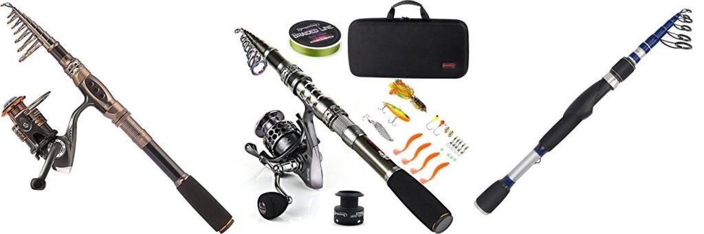 Backpack Fishing Rod combined image