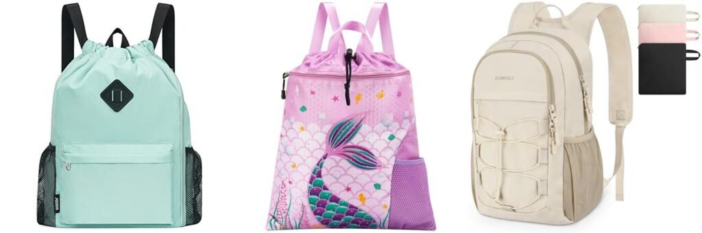 Backpack For Summer Camp combined image