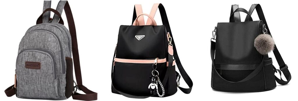 Backpack Purse For Plus Size combined image