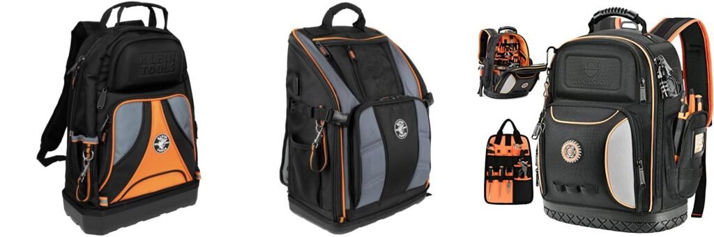 Backpack Tool Bag For Electricians combined image