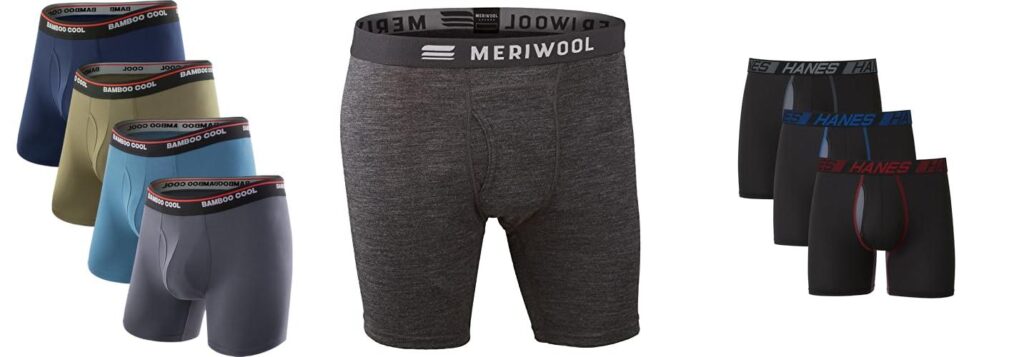 Backpacking Underwear For Men combined image