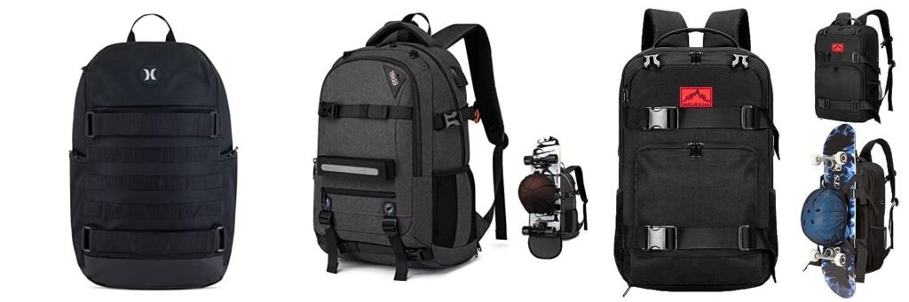 Backpacks For Skateboarding combined image