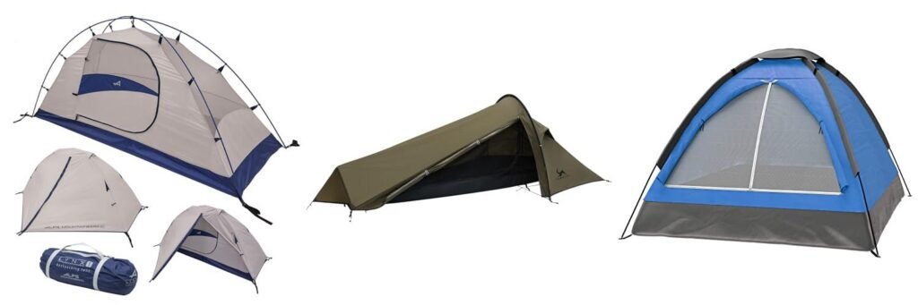 Budget Backpacking Tent Under 100 combined image