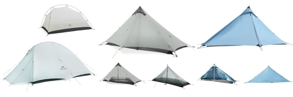 Budget Ultralight Tent combined image