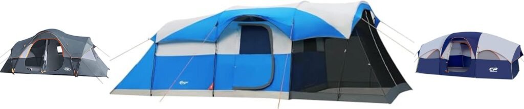 Camping Tents 10 Person combined image
