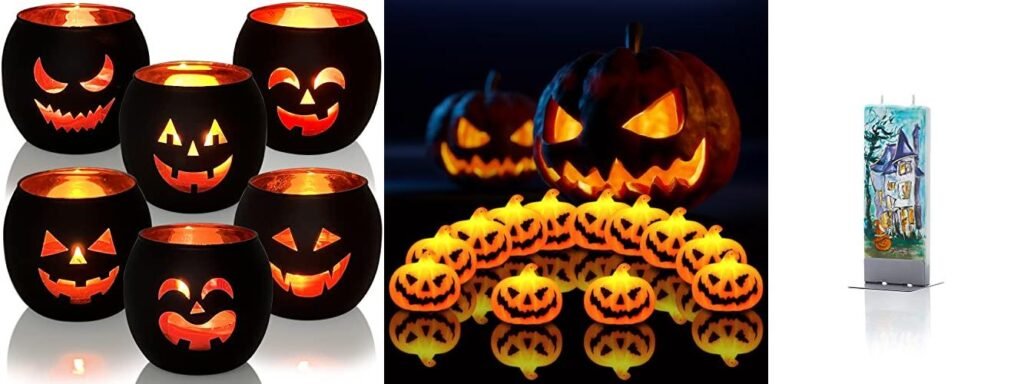 Candles For Jack O Lantern combined image