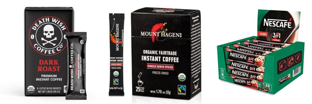 Coffee Backpacking combined image