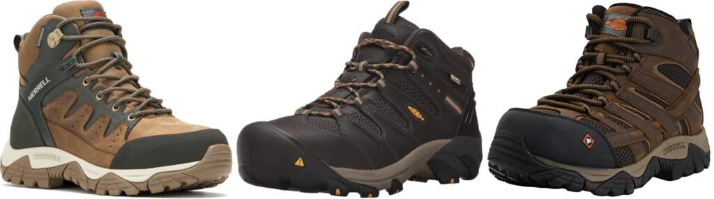 Composite Toe Hiking Boots combined image