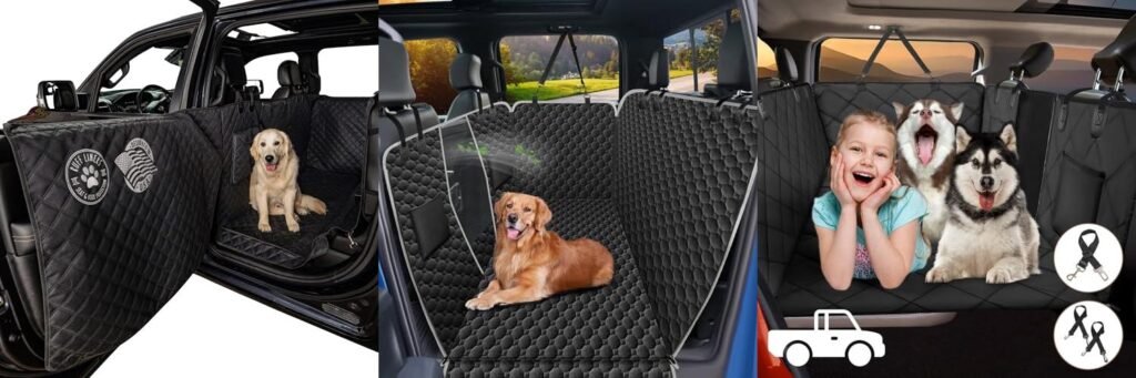 Dog Hammock For Crew Cab Truck combined image