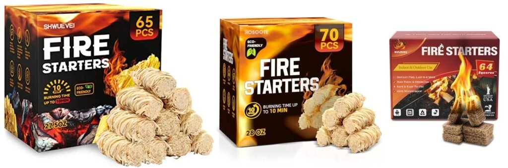 Fire Starters For Wood Stoves combined image