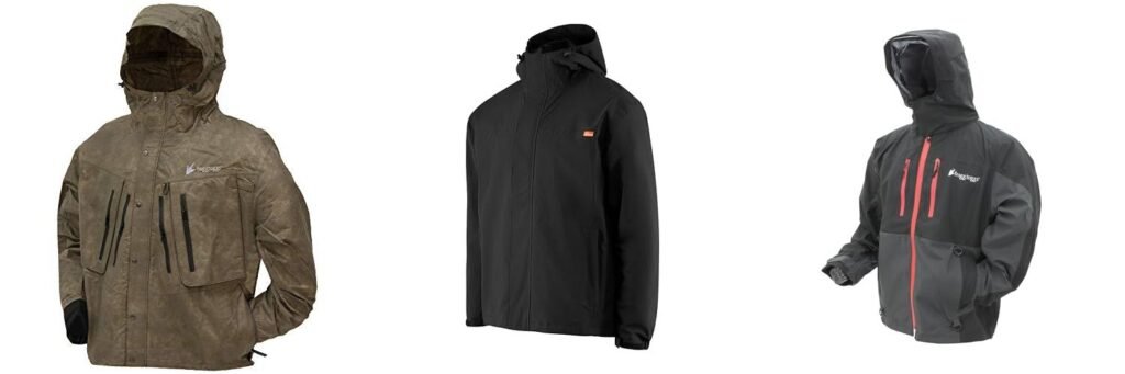 Fly Fishing Rain Jacket combined image