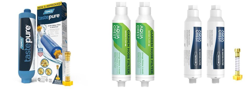 Garden Hose Water Filter combined image